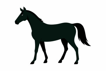 Obraz na płótnie Canvas horse cartoon vector illustration