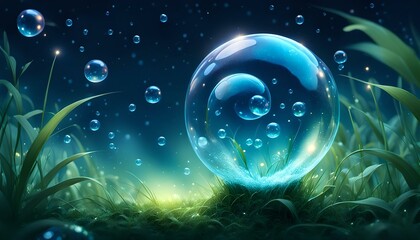 background with bubbles
