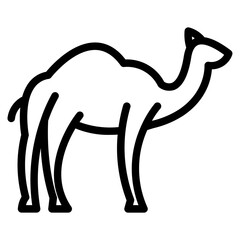 Camel Graphic  icon Design vector
