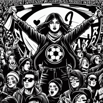 Ultras casual Hooligan Football Fans Vector HD