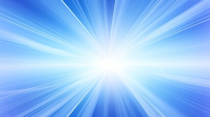 Fototapeta premium Abstract Blue Light Burst with Radiant Energy and Dynamic Streaks.