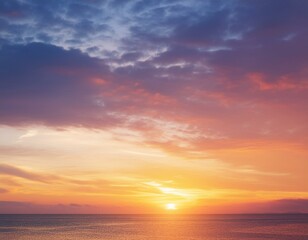 Obraz premium Background of colorful sky concept; abstract blurred sunset; textured image