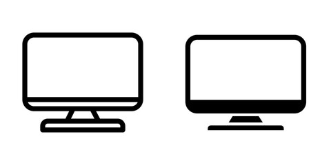 Illustration Vector graphic of monitor icon template