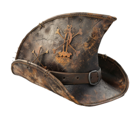 Pirate hat isolated on transparent background