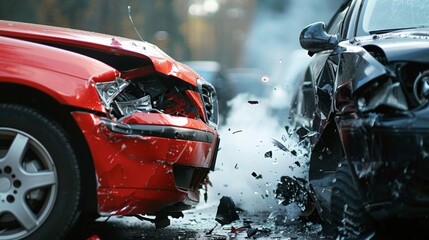 Car crash. Safety is the most important thing.