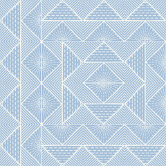 Geometric lines, triangles and  brush strokes marks soft aesthetics surface seamless pattern for digital realm, printed projects, modern wallpaper, home decor, textile projects and other embellishment