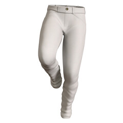 Pants Male Cotton Fashion Cloth isolated 3d rendered illustration