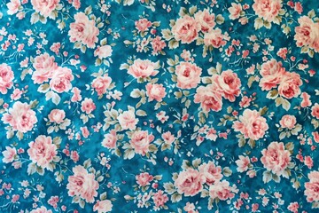 Elegant English style floral pattern ideal for backgrounds