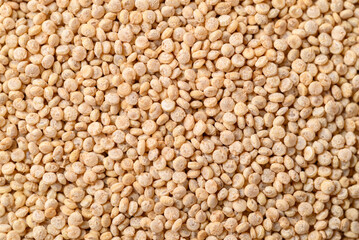 Brown quinoa seed texture background, Healthy food ingredient