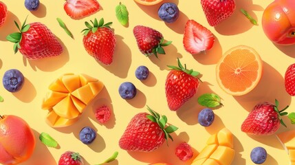 fruity high definition background image