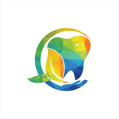 Dental Clinic Logo Teeth abstract design vector template.