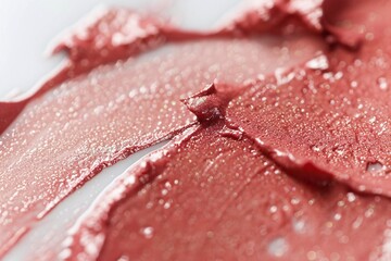 Close-up of Shimmering Cosmetic Product with Gold Specks