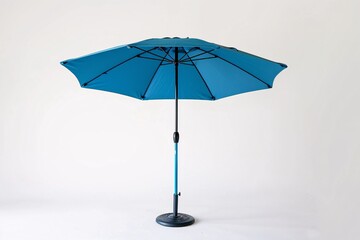 Obraz premium Vintage Blue Umbrella Standing on a Surface