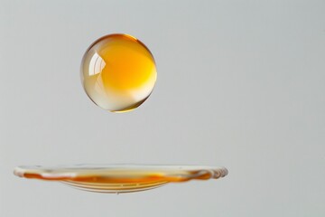 A Single Droplet of Liquid Suspended in the Air