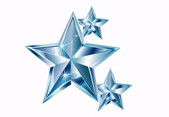 Crystal Clear Shooting Star Illustration