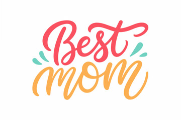 Mother's day typography tshirt design vector illustration