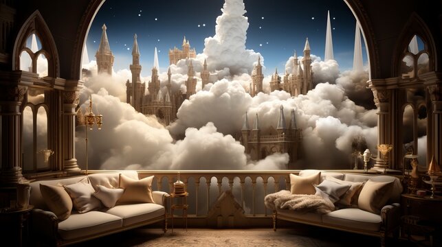 A dreamscape of surreal imagery