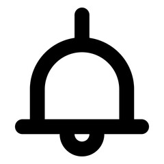 notification bell line icon