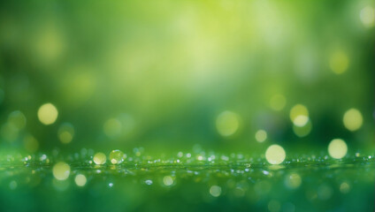 Blurred bokeh green background