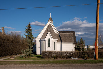  St. Andrews Anglican Church in Gleichen.