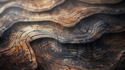 Natural patterned wood texture on a wooden background