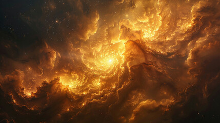 Journey Through Celestial Wonders Nebula and Star Cluster - Unveiling the Cosmic Tapestry in Spectacular Detail