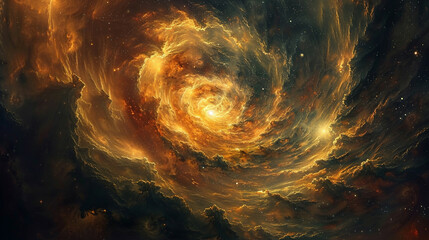 Journey Through Celestial Wonders Nebula and Star Cluster - Unveiling the Cosmic Tapestry in Spectacular Detail