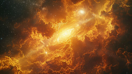 Journey Through Celestial Wonders Nebula and Star Cluster - Unveiling the Cosmic Tapestry in Spectacular Detail