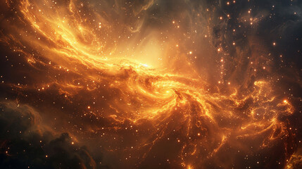 Journey Through Celestial Wonders Nebula and Star Cluster - Unveiling the Cosmic Tapestry in Spectacular Detail