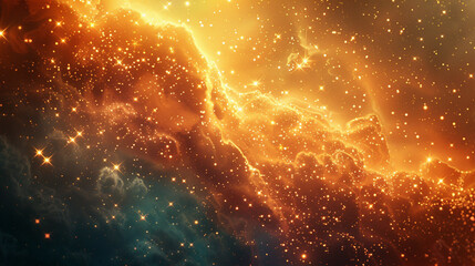 Journey Through Celestial Wonders Nebula and Star Cluster - Unveiling the Cosmic Tapestry in Spectacular Detail