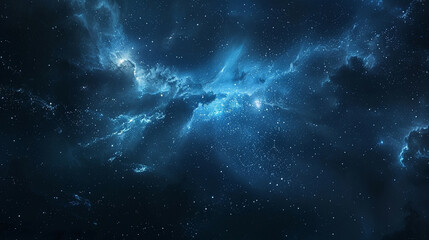 Starry Symphony Exploring a Celestial Tapestry with a Nebula in the Star Field