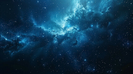 Starry Symphony Exploring a Celestial Tapestry with a Nebula in the Star Field