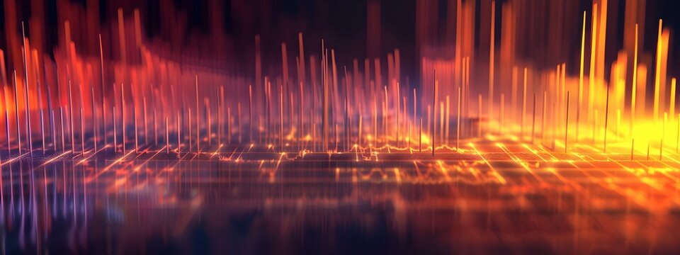 Visualizing Human Voice A D Rendered Spectrogram Analysis