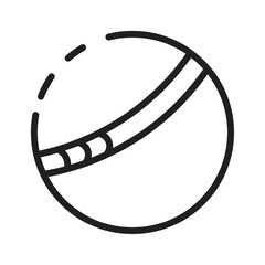 Ball Baseball Sports Line Icon