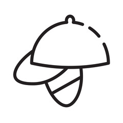 Head Helmet Sports Line Icon