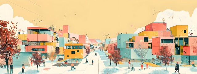 Frequency of Urban Design Features Represented through a D