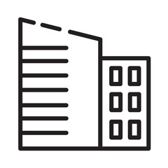 Building Cities City Line Icon