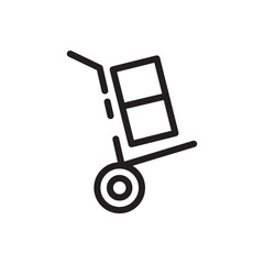 Box Carton Construction Line Icon