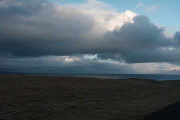 clouds over the sea