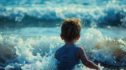 Child s response upon viewing the ocean for the first time