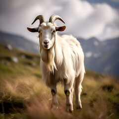 goat in the mountains