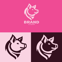 Pig logo business 