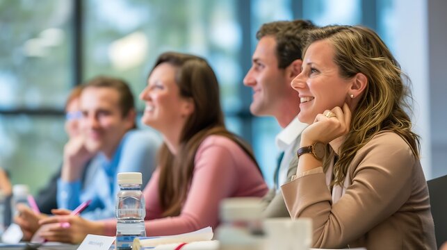 Group Participating in Interactive Training Workshop, Group, participating, training workshop