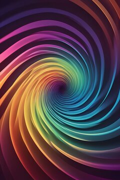 Visualize the invisible beauty of sound waves in an abstract form. Use flowing, undulating lines and curves with gradients that transition through the spectrum of visible light.