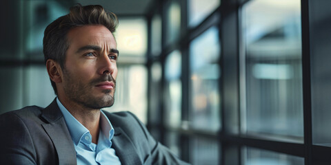 Naklejka premium Portrait of a businessman