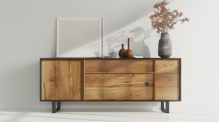 Luxury wooden cabinet.
