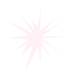 An abstract blank comic book style star burst shape design element.