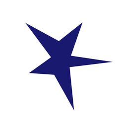 An abstract blank comic book style star burst shape design element.