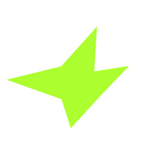 Obraz premium An abstract blank comic book style star burst shape design element.