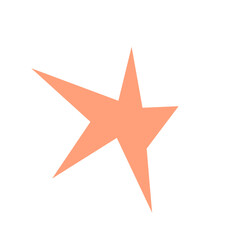 An abstract blank comic book style star burst shape design element.